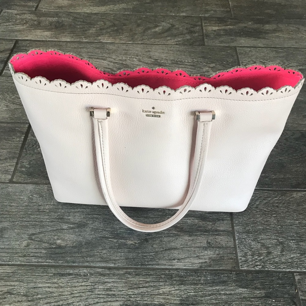 Light pink kate spade bag